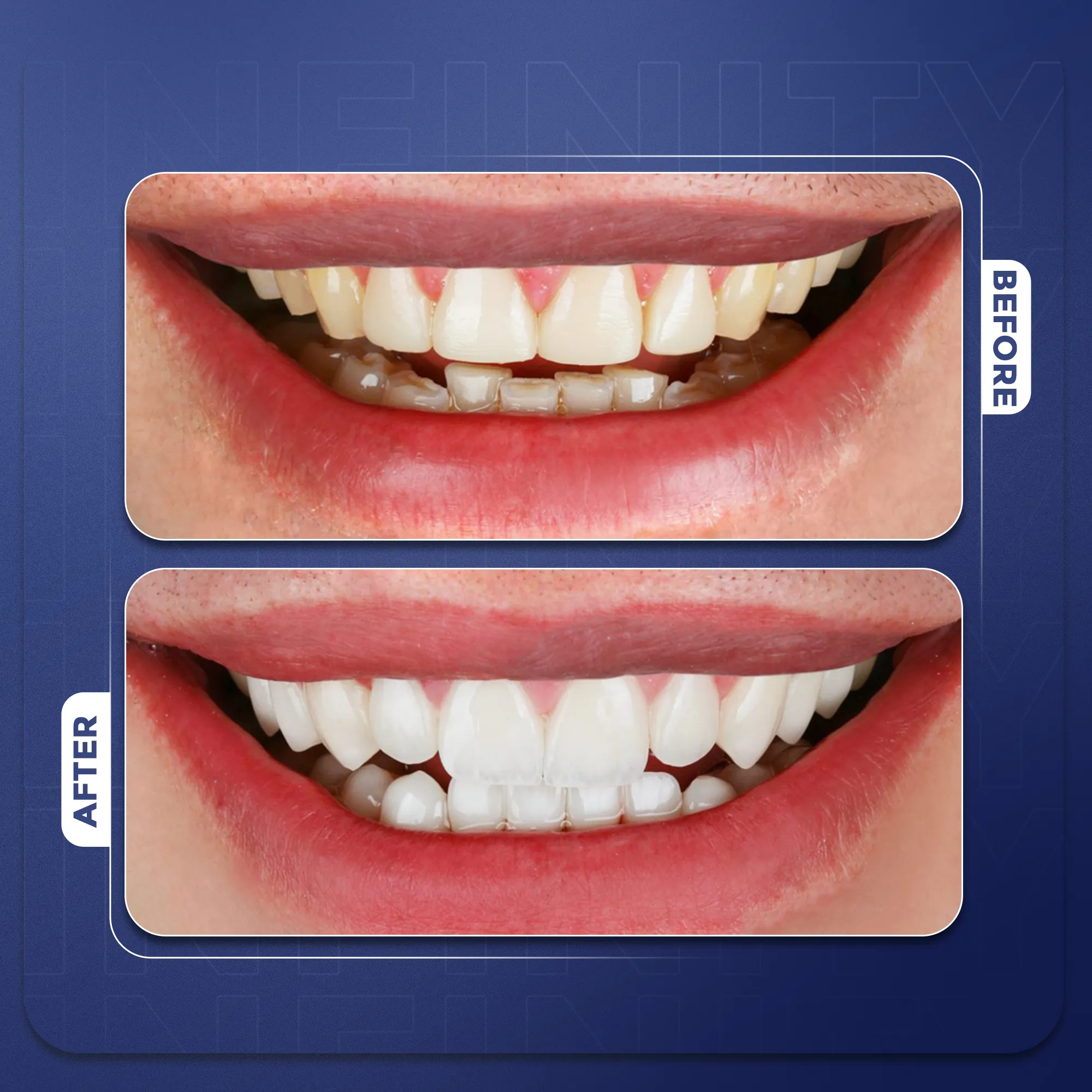 Infinity Dental Clinic reception, Jumeirah Lakes Towers